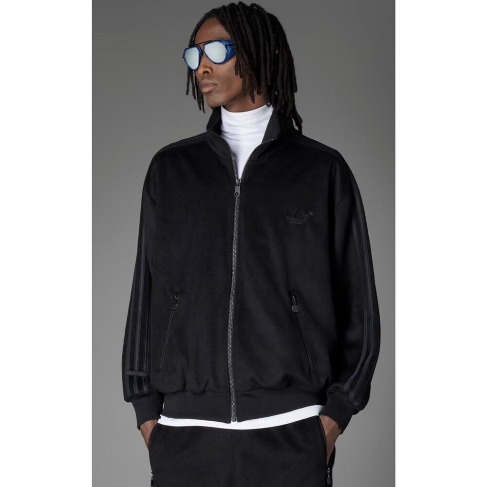 adidas Originals Men's Blue Version Firebird Wool Track Top Jacket - Size L